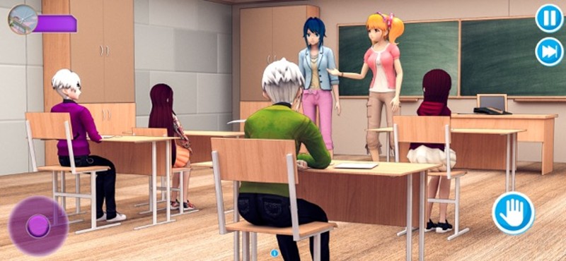 Anime High School Teacher 3D screenshot