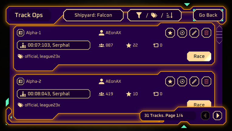ANXRacers: Drift Space screenshot