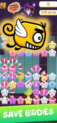 Birds: Candy Jewels Gems Match screenshot