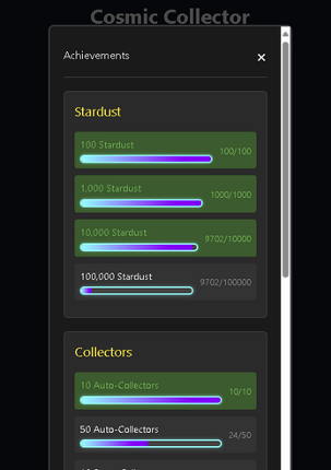 Cosmic Collector screenshot