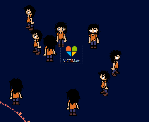 Games like DesktopTale VICTIM Custom Character