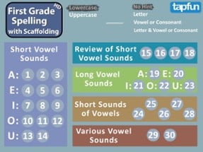 First Grade Spelling with Scaffolding Image