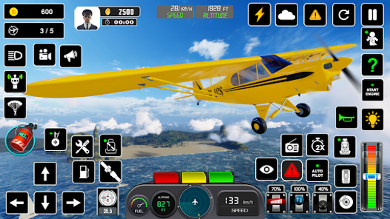 Pilot Flight Simulator Games screenshot
