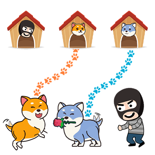 Games like Dog rush: Draw to save games