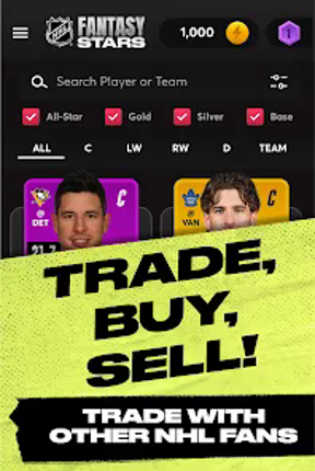 NHL Fantasy Stars Image