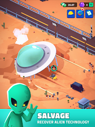 Idle Area 51 screenshot