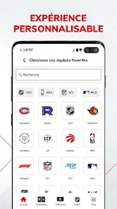 RDS: LNH, NBA, CFL, MLB & plus screenshot