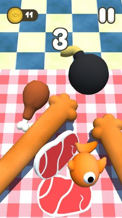 Hungry Cats 3D: All you can eat! Image