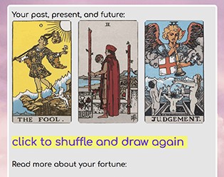 Games like The Public Tarot: Generative Fortunes