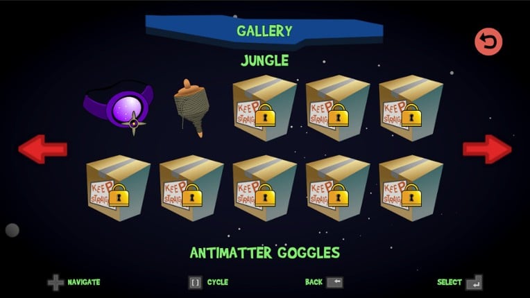 Kickback Slug: Cosmic Courier screenshot