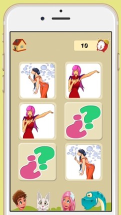 Memory game of top models - Games for brain training for children and adults Image