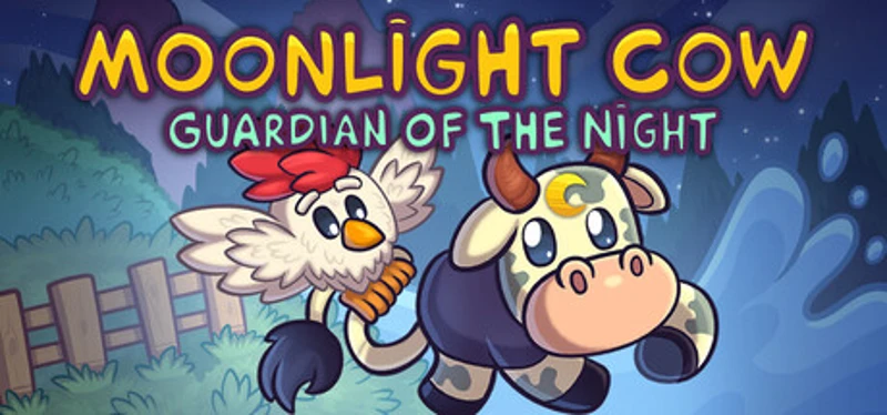 Moonlight Cow: Guardian of the Night Image
