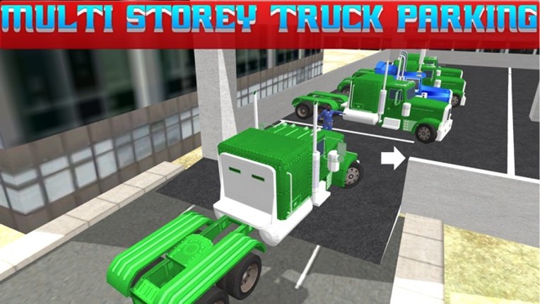 Multi Storey Truck Parking &amp; Driving 3d Simulator screenshot
