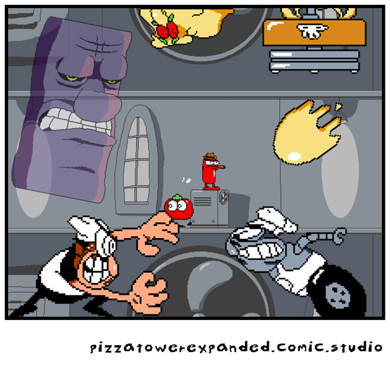 Games like Pizza tower 3:robot take over