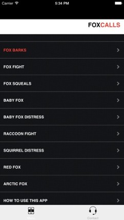 REAL Fox Sounds and Fox Calls for Fox Hunting (ad free) BLUETOOTH COMPATIBLE screenshot