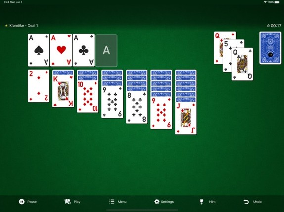 Solitaire Victory for iPad screenshot