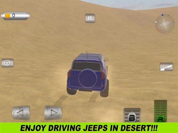 SUV Hilux Desert Driving Image