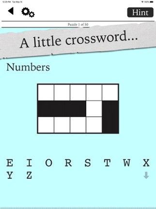 Tiny Little Crosswords Image