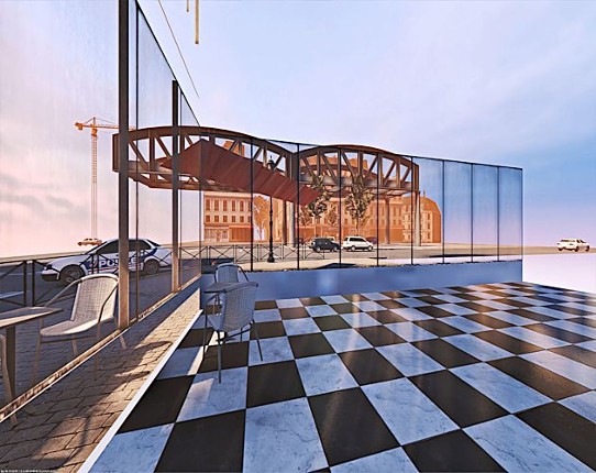 Videogame Backrooms Screenshot Art Image