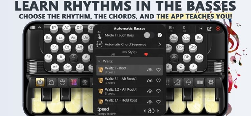 Accordion Piano Cassoto screenshot