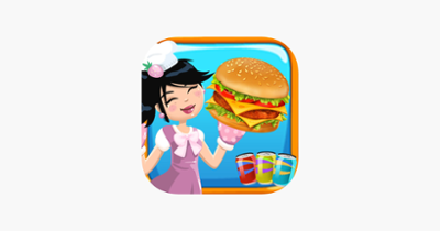 Burger Cooking Restaurant Image