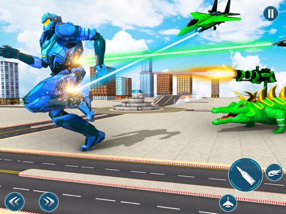 Crocodile Robot War Fighter screenshot