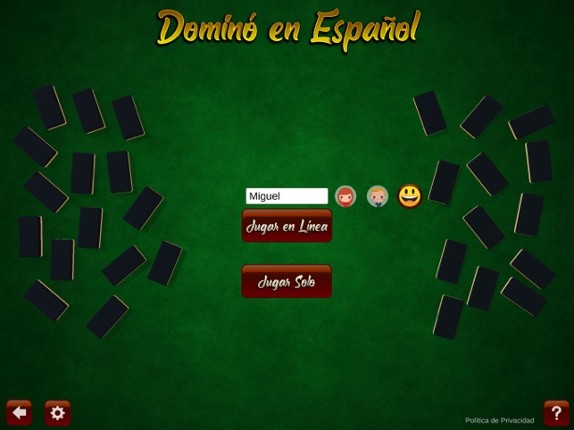 Dominó en Español screenshot