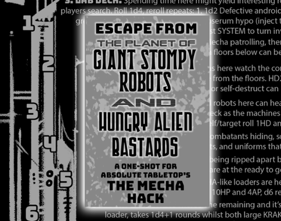 Escape From The Planet of Giant Stompy Robots and Hungry Alien Bastards Image