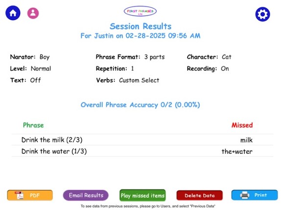 First Phrases HD Lite screenshot