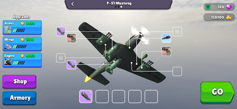 Bomber Ace: WW2 war plane game Image