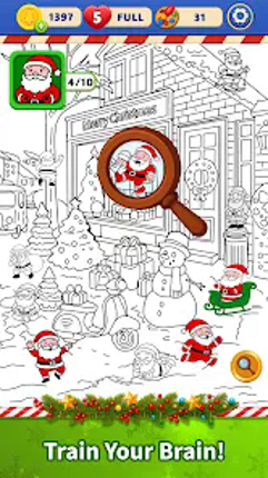 Santa Quest 3D Match Puzzle Image
