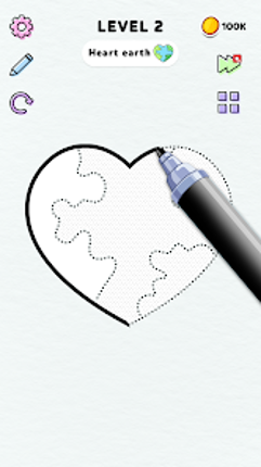 Color ASMR Game: Coloring Page Image