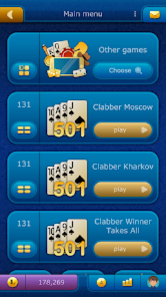 Clabber LiveGames online screenshot