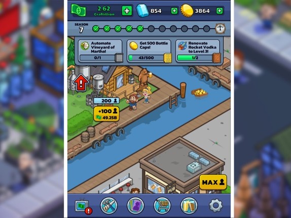 Idle Distiller Tycoon Game screenshot