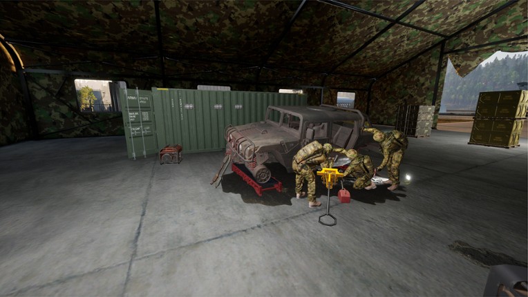 Military Logistics Simulator screenshot