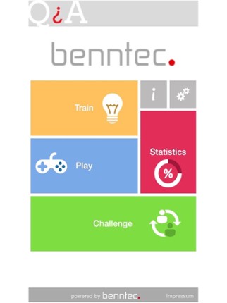 Quiz-App Q?A screenshot