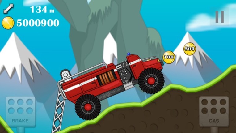 Rally car hill climb 4x4 off road rush racing screenshot