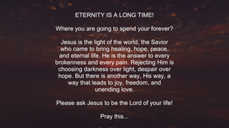 Rejecting Jesus screenshot