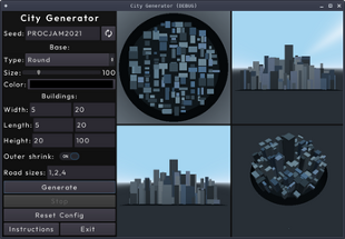 City Generator #PROCJAM2021 Image