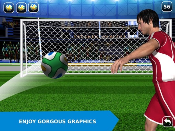 Flick Soccer 2016 Pro – Penalty Shootout Football Game screenshot