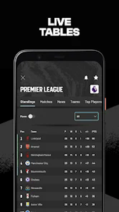 GOAL Live Scores screenshot