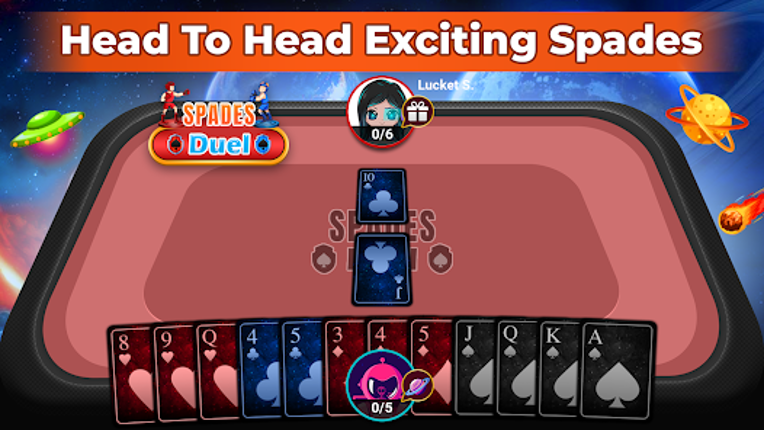 Spades Online Multiplayer Game Image