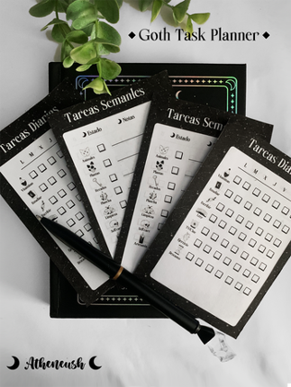 Goth Task Planner Image