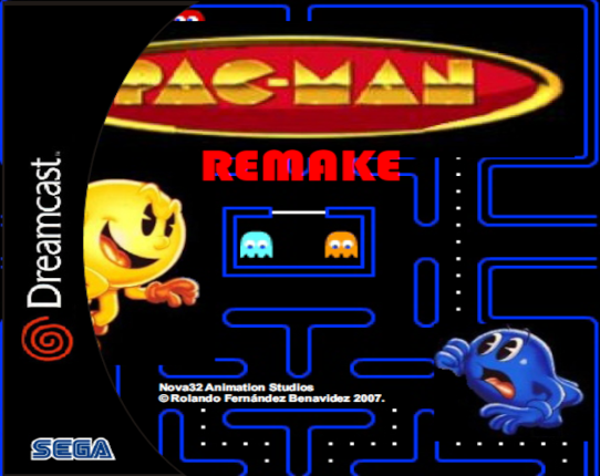 Pacman Remake for Dreamcast Game Cover