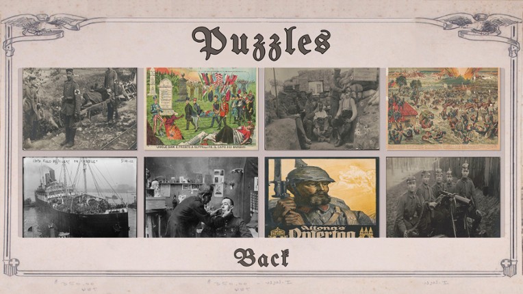 Historical Jigsaw Puzzle: World War I screenshot