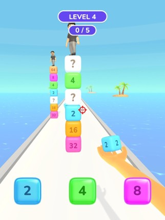 Math Tower 2048 screenshot