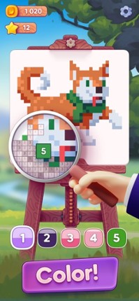 Pixelwoods: Coloring by pixel screenshot