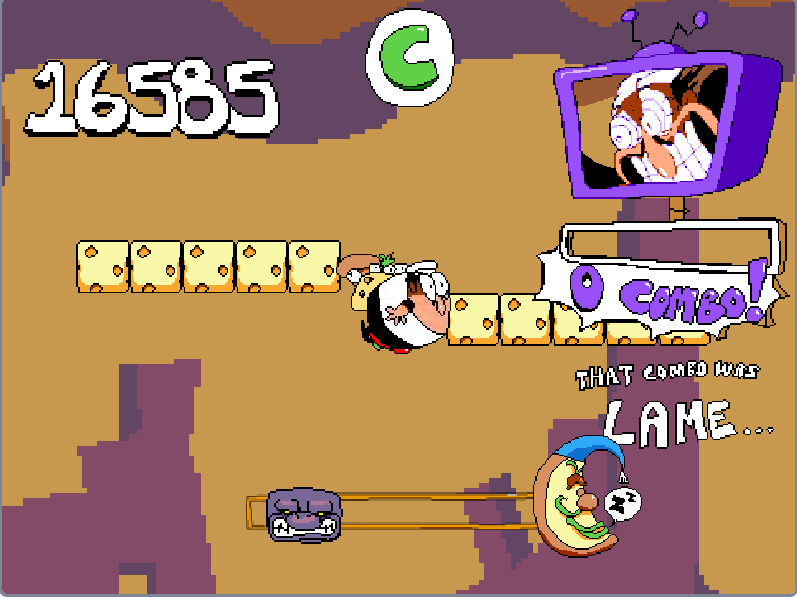 Games like pizza tower classic levels I made