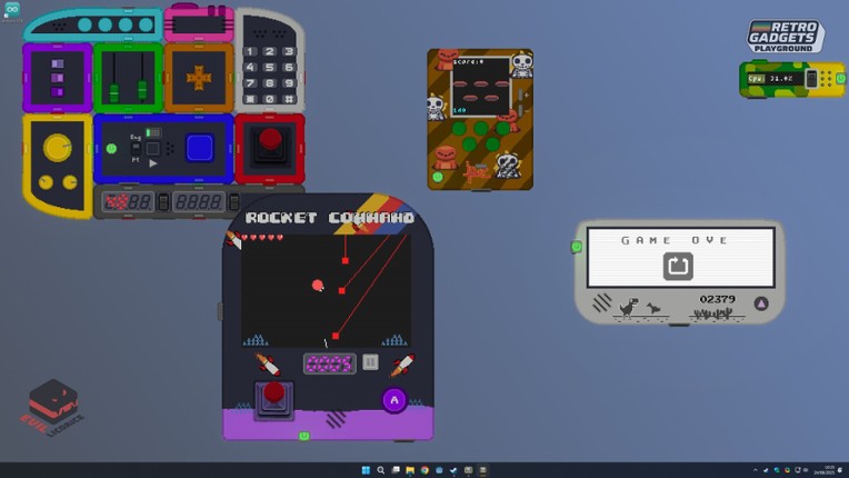 Retro Gadgets Playground screenshot
