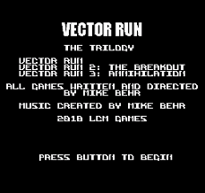 Vector Run - The Trilogy (2018) (NES) Image